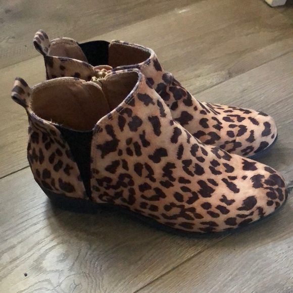 Animal print ankle boots - Picture 1 of 5